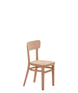 The Marona Children's Bentwood Chair with veneered seat complements the equally designed Marona Dining Chair in the interior. Delivered directly by the manufacturer, family company Sádlík, Czech Republic